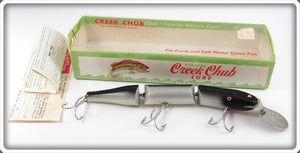 Creek Chub Silver Shiner Triple Jointed Pikie Lure In Box