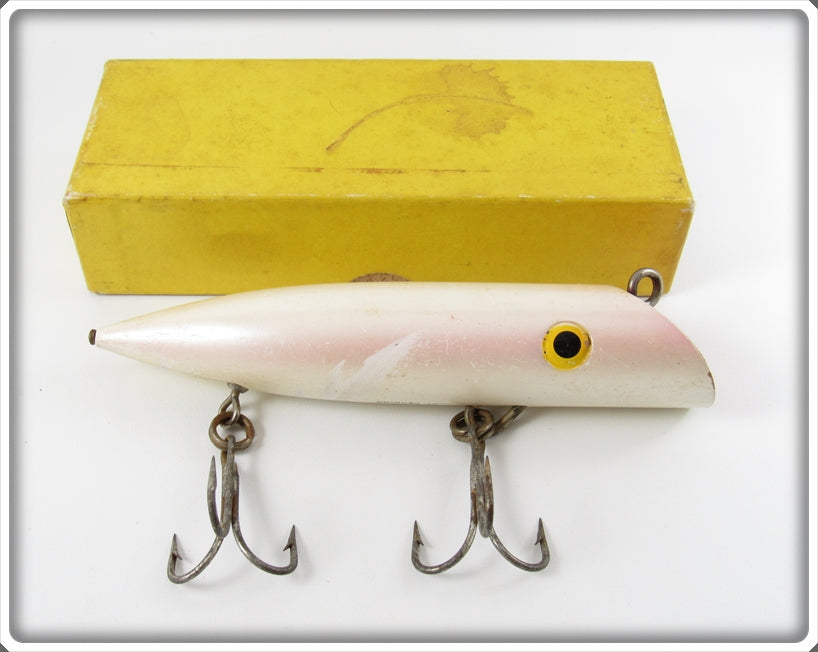 Vintage Wallace Highliner Pearl Pink Salmon Plug In Box