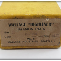 Wallace Highliner Pearl Pink Salmon Plug In Box