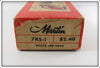 Martin White Red Head 7KS-1 Salmon Plug In Box