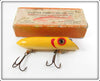 Vintage Martin Yellow Red Gill Salmon Plug In Box