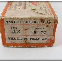 Martin Yellow Red Gill Salmon Plug In Box