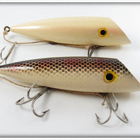 Vintage Rosegard Black Scale & Pearl Pink Salmon Plug Pair