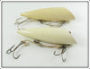 Vintage Krilich White Salmon Plug Pair