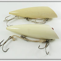 Vintage Krilich White Salmon Plug Pair