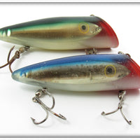 Vintage Mac's Lures Green & Blue Mac's Squid Salmon Plug Pair