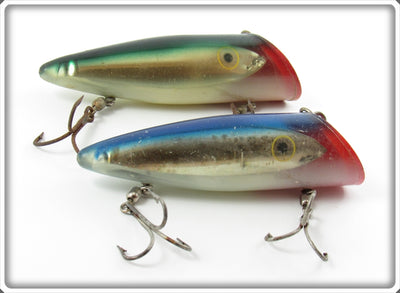 Vintage Mac's Lures Green & Blue Mac's Squid Salmon Plug Pair