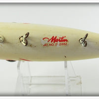 Martin White Red Gill Salmon Plug