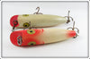 Chix Shiner Scale & White Red Gill Salmon Plug Pair