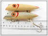 Martin White Red Gill & Silver Scale Salmon Plug Pair