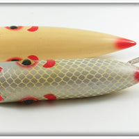 Martin White Red Gill & Silver Scale Salmon Plug Pair