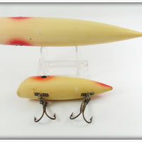 Hanson Red & White Salmon Plug Pair