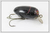 Vintage Millsite Black & Red Rattle Bug Floater Lure