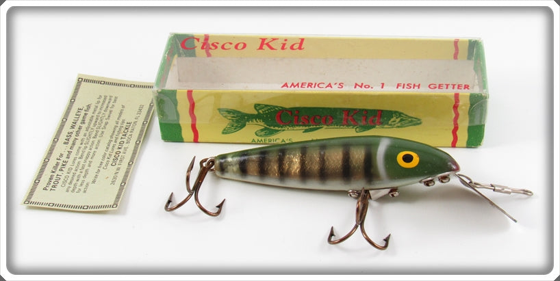 antique cisco kid fishing lure Vintage Cisco Kid Perch Model 200 Lure In Box For Sale