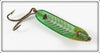 Paul Bunyan Green & White Flyrod Dodger