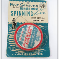 Vintage Four Seasons Super Soft Monofilament Line On Card