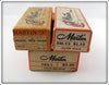 Martin Pearl Red Head, White Red Head & Silver Scale Empty Box Lot Of Three