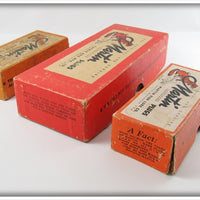 Martin Pearl Red Head, White Red Head & Silver Scale Empty Box Lot Of Three