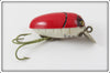 Millsite Red & White Rattle Bug Floater In Box