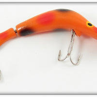 Vintage Herter's Orange Black & Red Spots Reflex Minnow Lure