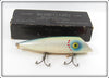 Vintage Rosegard White Shiner Scale Salmon Plug In Box