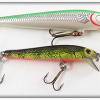 Storm White/Green & Natural Perch Thunder Stick Lure Pair