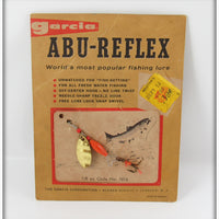 Vintage Garcia Corp Abu Reflex Spinner On Card
