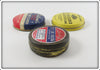 Cortland 333 Fly Line Cleaner & Dressing Tin Lot Of Three