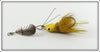 Vintage Mack's Tackle Yellow Bug Lure