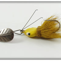 Vintage Mack's Tackle Yellow Bug Lure