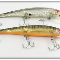 Vintage Bomber Bait Co Prism Finish Long A Lure Pair