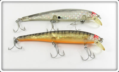 Vintage Bomber Bait Co Prism Finish Long A Lure Pair