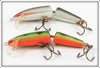 Rapala Black/Silver & Perch J-7 Jointed Wobbler Pair