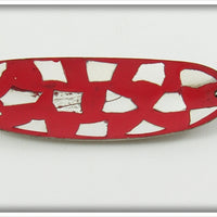 Vintage Roy Self Red & Chrome Spoon Lure
