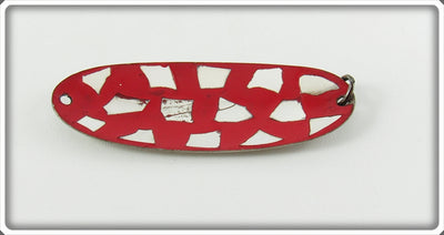 Vintage Roy Self Red & Chrome Spoon Lure