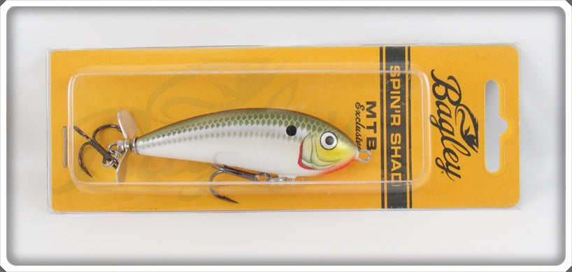 Bagley MTB Exclusive Spin'R Shad Lure On Card 