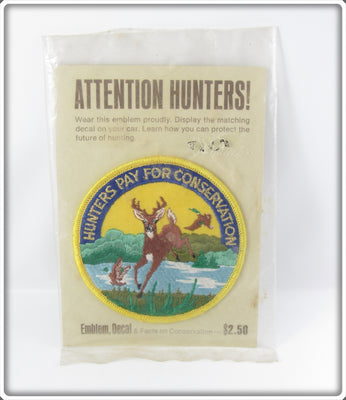 Vintage Hunters Pay For Conservation Patch