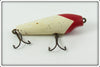 Vintage Oceanic Tackle Red & White Leaping Lena Lure
