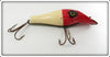 Vintage P&K Red Head White Saltwater Lippy Lure