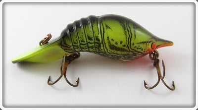 Vintage Mann's Green & Black Crawdad Lure