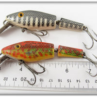 L&S Bait Co Orange & Black Pike Master Pair