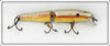Vintage Creek Chub Silver Back Rainbow Jointed Pikie Lure