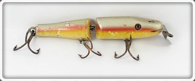 Vintage Creek Chub Silver Back Rainbow Jointed Pikie Lure