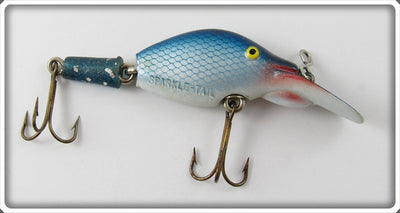 Vintage Hubbard Blue Scale Sparkle Tail Lure