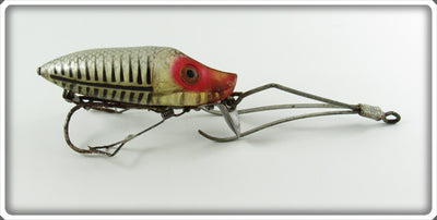 Vintage Heddon Silver Shore No Snag River Runt Lure