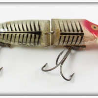 Vintage Heddon Silver Shore Jointed River Runt Lure