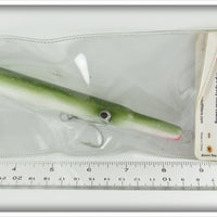 Tsunami Green & White Needlefish In Package