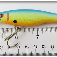 Unknown Blue & Yellow Glitter Minnow