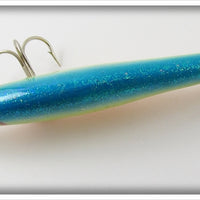 Unknown Blue & Yellow Glitter Minnow