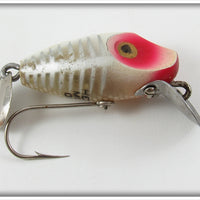 Vintage Heddon White Shore Midgit Digit Lure 